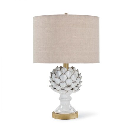 Regina Andrew Leafy Artichoke Ceramic Table Lamp (Off White) 13-1194
